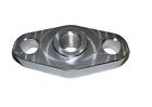 TORQUE SOLUTION BILLET OIL FEED INLET FLANGE UNIVERSAL T3/T4 TURBOS