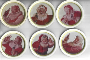 100 ASSORTED COCA-COLA COASTERS.SANTA CLAUS - Bild 1 von 1