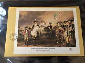 1976 USPS First Day Issue The Surrender Of Lord Cornwallis at Yorktown Stamps - Picture 1 of 8