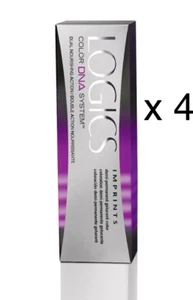 4 X  Logics Color DNA System Demi Permanent Gelucent Hair Color 4V 4RV  - Bild 1 von 3