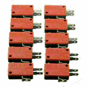 Arcade microswitch button Zippy replacement 3T 10Pcs Push Button Micro Switch - Picture 1 of 7