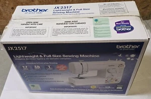 Máquina de coser Brother JX2517 ligera y tamaño completo - Imagen 1 de 8