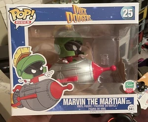 Funko Pop! Rides Duck Dodgers MARVIN THE MARTIAN with ROCKET #25  LE 3000 - Picture 1 of 6