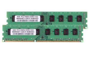 8GB 2X 4GB PC3-10600U DDR3-1333MHz Memory For Dell Optiplex 380 390 580 790 990 - Picture 1 of 10