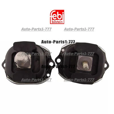 FEBI Engine Mount LH+RH For 2014-2018 BMW X5 xDrive 35d 3.0L Diesel 22116853103 - Image 1 of 4