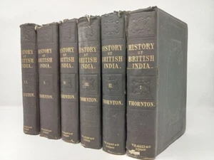 Edward Thornton, History of the British Empire in India, 6 Vol Set, 1841, 1st ed - Bild 1 von 3
