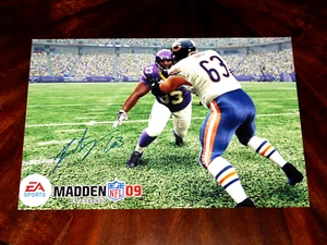 ROBERTO GARZA CHICAGO BEARS SIGNED 12X18 MADDEN PHOTO MONSTERS OF THE MIDWAY!!! - Picture 1 of 1