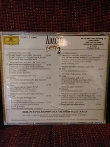 Adagio: Karajan 2 (CD, May-1996, Deutsche Grammophon) *Brand New* Sealed - Picture 1 of 1