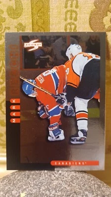 Mark Recchi 1997-98 Score GOLDEN BLADES PARALLEL Canadians #130 Ice Hockey - Image 1 of 2