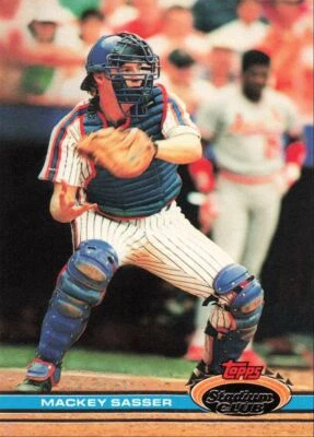 1991 Topps Stadium Club Mackey Sasser New York Mets #172 - Image 1 of 2