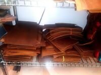5/6 oz Crazy Horse Oil Tan Bag Chap Moc Boot Cowside Leather 23-25 sq ft