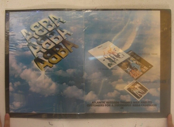 ABBA Poster Trade Ad The Album Greatest Hits Take A Chance On Me - Image 1 of 1