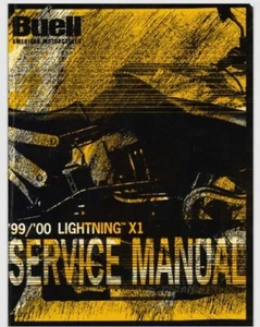 1999 2000 Harley-Davidson Buell Service Manual 99490-00Y Lightning X1 - Picture 1 of 1