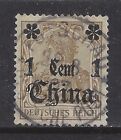 Germany 1906 offices in CHINA  1 cent Germania  issue used  FUTSCHAU