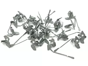 25 pcs steel push in trim clips for 1/2"-3/4" wide moulding Cadillac Buick Chevy - Bild 1 von 5