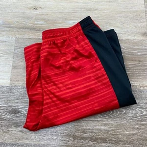 UNDER ARMOUR Heat Gear Stretch Waist Red Activewear Shorts Boy's Size Large - Picture 1 of 8