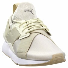 puma satin white