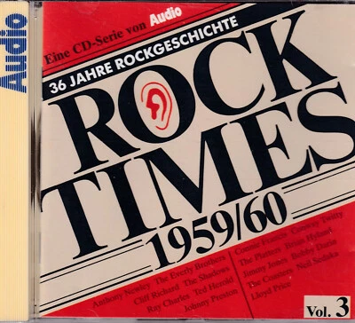 AUDIO - Rock Times Vol. 3 1959/60 - rare audiophile CD 1990 mit original tray - Bild 1 von 2