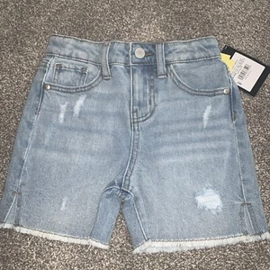 NWT Girl’s Art Class High Waisted Cutoff Jean Shorts Size XS 4/5 - Picture 1 of 2