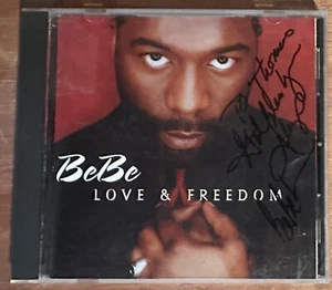 BeBe Winans CD Love & Freedom Signed Autographed #2 - Picture 1 of 3