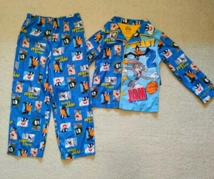 Space Jam A New Legacy Flame Resistant 2-Piece Shirt & Pants Pajama Set - Boys 6 - Picture 1 of 12