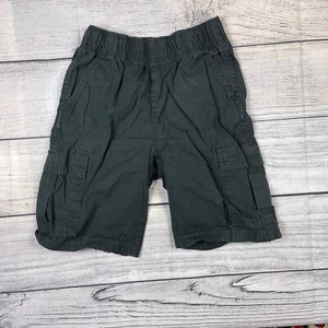 BOYS CHILDREN'S PLACE CARGO SHORTS SIZE 10 DARK GRAY ELASTIC WAIST - Picture 1 of 3