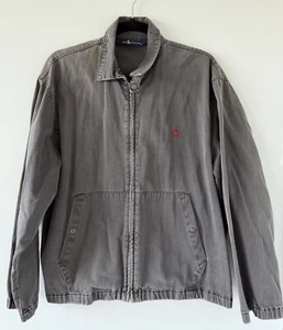 Chaqueta Polo Ralph Lauren Vintage Años 90 Cuadrada Ligera Para Hombre - Carbón/Negro/Med. - Imagen 1 de 4