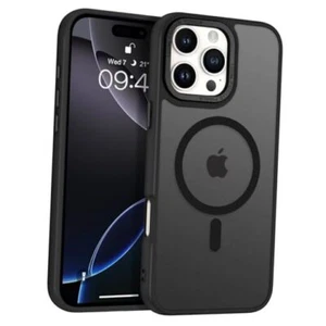 Verbesserte magnetische Hülle für iPhone 16 Pro 6,3 Zoll, kompatibel mit Schwarz - Bild 1 von 7