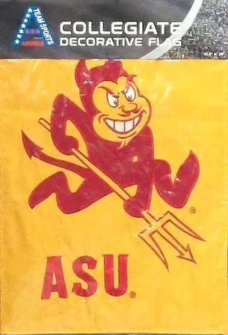 Arizona State Sun Devils Decorative Embellished Team Garden Flag New Evergreen Cover