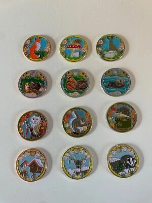 Caching Creatures - Set 12 Pathtags - Limitiert auf 50 - Designed by Pink Sweets - Bild 1 von 2