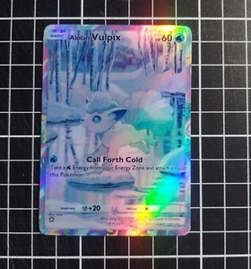 Alolan Vulpix Pokemon Pocket Card Holo Full Art Celestial Guardians *READ INFO* - Picture 1 of 1