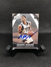 2015-16 Panini National VIP Andrew Wiggins RC #11 Auto (Beckett)