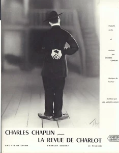 C.CHAPLIN - LA REVUE DE CHARLOT- 1959 - USA - N & B - TBE - CARTOLINE - Picture 1 of 1