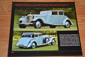 1929 ROLLS ROYCE PHANTOM II FEATURE PRINT PICTURE POSTER 29 2 - Imagen 1 de 1
