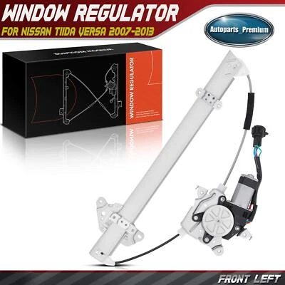 Front Left Driver Power Window Regulator w/ Motor for Nissan Versa Tiida 07-12 - Image 1 of 4