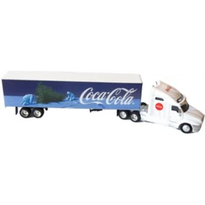 Motorcity 440425 US Truck Coke Bears and Tree Long Hauler metal trailer' 1/64 - Picture 1 of 1