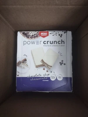 Power Crunch Chocolate Chip Cheesecake Protein Bars, 12 Bars, 8/26 - Image 1 of 4