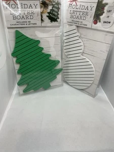 FEIERTAGSBRIEFTAFELN MIT 191 ZEICHEN UND BUCHSTABEN Weihnachtsbaum Schneemann Neu - Bild 1 von 5