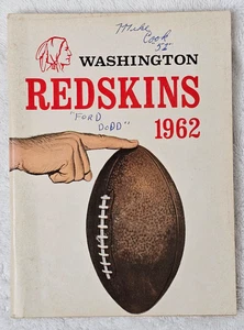 1962 Washington Redskins Media Guide NFL Football Norm Snead VTG Press Roster - Picture 1 of 8