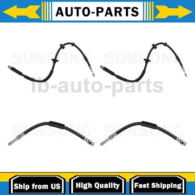 4X Manguera de línea de freno delantero trasero Sunsong para BMW 528i 2011 2012 2013 2014 2015 Foto 1 de 4