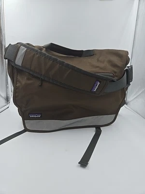 Vintage Patagonia Half Mass Cross Body Messenger Bag Reflective Pockets Brown - Image 1 of 4