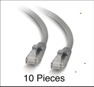 QTY 10~ 20ft (6.1m) Cat5e Snagless Unshielded (UTP) Ethernet Network Patch Cable - Afbeelding 1 van 5