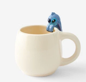 NEW OFFICIAL DISNEY STITCH 3D FIGURE ‘HANGING IN THERE’ MUG / CUP LILO & STITCH - Picture 1 of 4