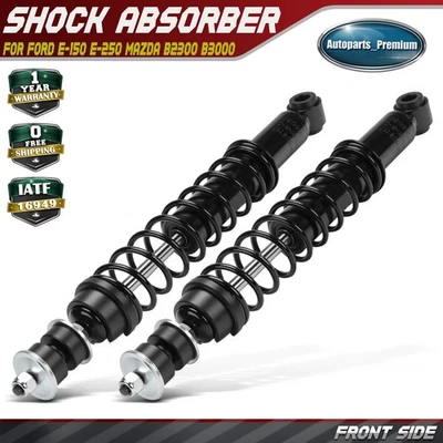 2x Front Shock Absorber with Coil Spring Load Carrier for Ford E-150 E-250 Mazda - Image 1 of 4