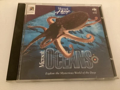 Microsoft Oceans 1995 PC CD-ROM Vintage Windows Computer Software Win 95 or 3.1 - Image 1 of 4