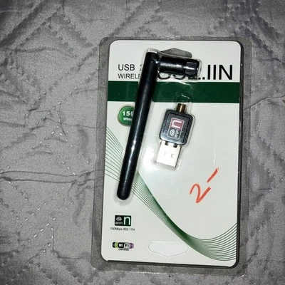 NEW WIFIN USB 2.0 Wireless 802.IIN 600 Mbps 802IIN - Image 1 of 2