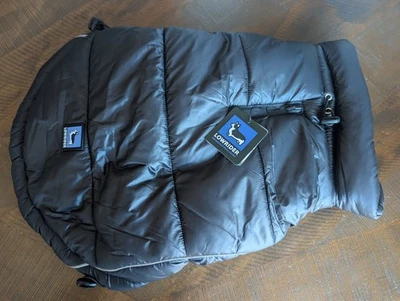 Low Rider Dog Coat Black Puffer Warm & Waterproof Size L - Image 1 of 4