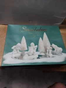 Department 56 Snowbabies “Skate with Me”  Set RETIRED - Picture 1 of 12