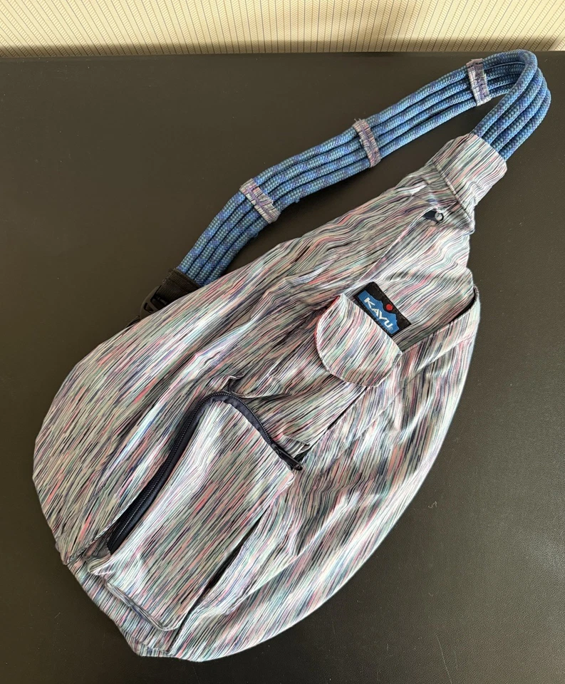 Bolso Bandolera Kavu Cuerda Mochila Estampado Multicolor Exterior Senderismo Bolsa Foto 1 de 4