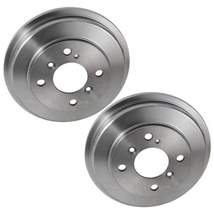 Brake Drums Set of 2 Rear for Ford Fiesta 2011-2019 Pair - Picture 1 of 5
